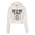 thumbnail image 2 of Go All Out Check Out My 6 Pack Tacos Funny  Cropped Hooded Sweatshirt Women, 2 of 2
