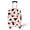 Beige Black Pink Spots, variant on HELLHERO Red White Blue Stripes Print Anti Fade Suitcase Sleeve for Kids, All Size Anti-stain Reserved Handle Openings Luggage Cover Protector