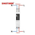 thumbnail image 3 of Single Phase Two Wire LCD Backlit Wattmeter Power Consumption Watt Energy Meter KWh AC 5-32A 50Hz Electric Din Rail Mount ,Easy to Install, 3 of 6