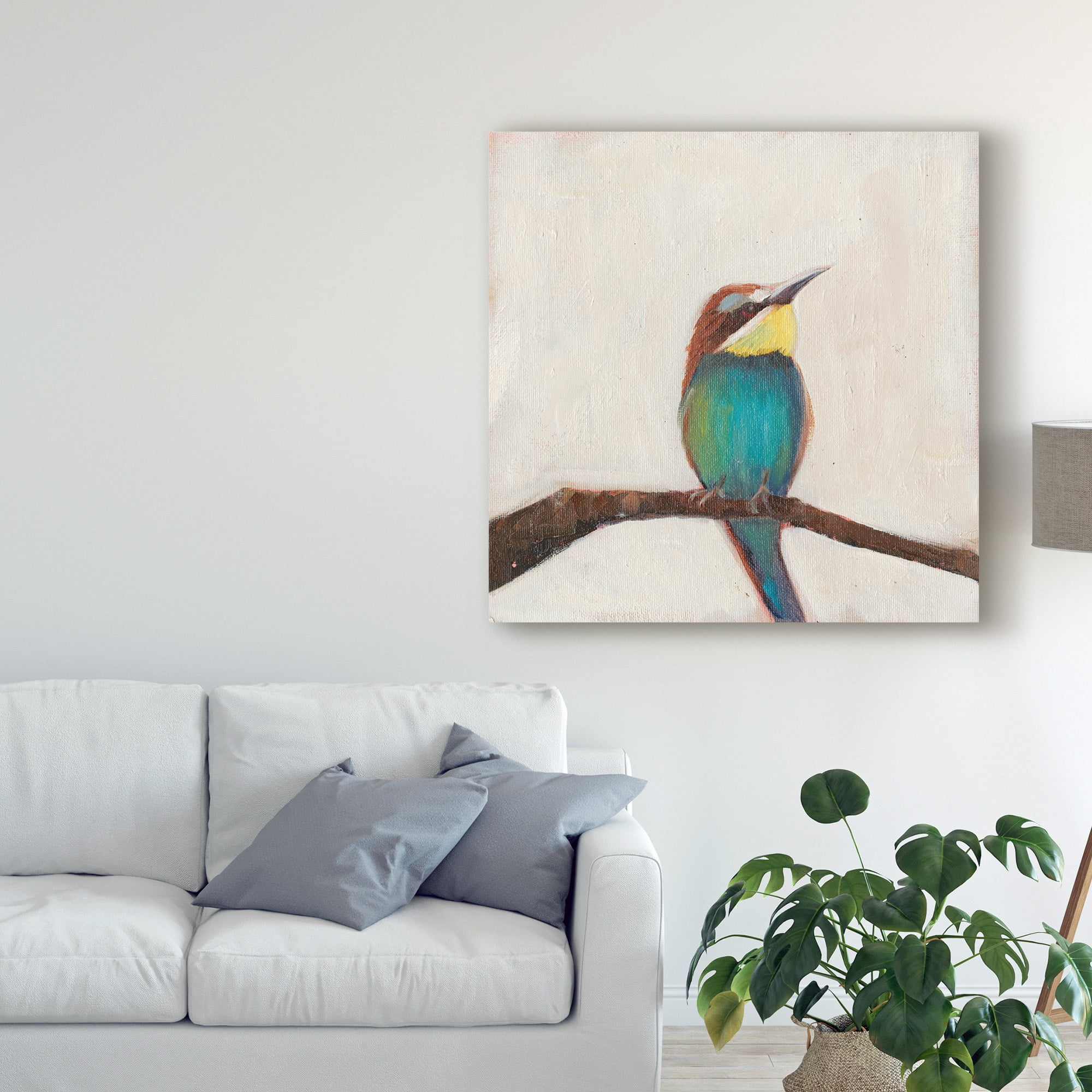 Trademark Fine Art 'Bird Profile II' Canvas Art by Sandra Iafrate