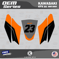 thumbnail image 3 of Kalair GFX Graphics Kit for Kawasaki KFX50 (2007-2022) Oem Series, 3 of 5