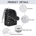 thumbnail image 2 of Dark Ethereal Cosmic Design Travel Backpack – Durable Oxford Material Backpack with Large Capacity and Anti-theft Multifunctional Features for Students, Travelers, and Women, 2 of 5