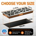 thumbnail image 4 of 2-Pack Victorian 2" X 10" Floor Vent Covers Register With Mesh Net, Satin Nickel, 4 of 7