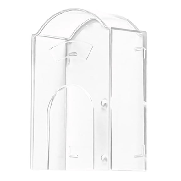 Leeye Waterproof Doorbell Cover, Weatherproof Sun Shade Box for Wireless Doorbells, Rainproof Button Protector for Access Machines, Clear Viewing Window,Clear