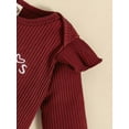 thumbnail image 4 of Dooleck Daddys Girl Baby Clothes Infant Outfit Ribbed Bodysuit Stripe Halen Pant Set, 4 of 7