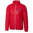 thumbnail image 2 of Men's Cutter & Buck Red West Michigan Whitecaps Rainier PrimaLoft Big & Tall Eco Insulated Full-Zip Puffer Jacket, 2 of 3