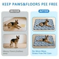 thumbnail image 6 of Washable and Reusable Potty Pads for Indoor Dogs, Thick Absorbent Layer with Leak-Proof Design, Decorative Tropical Leaf Border. (Hawaiian plant patterns, 48" x48"), 6 of 8