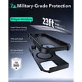 thumbnail image 3 of ESR Case Compatible with iPhone 16 Pro, 7X Military-Grade Drop Protection with Camera Control Button, MagSafe Compatible Shock-Absorbing Rugged Cover, Black, 3 of 8