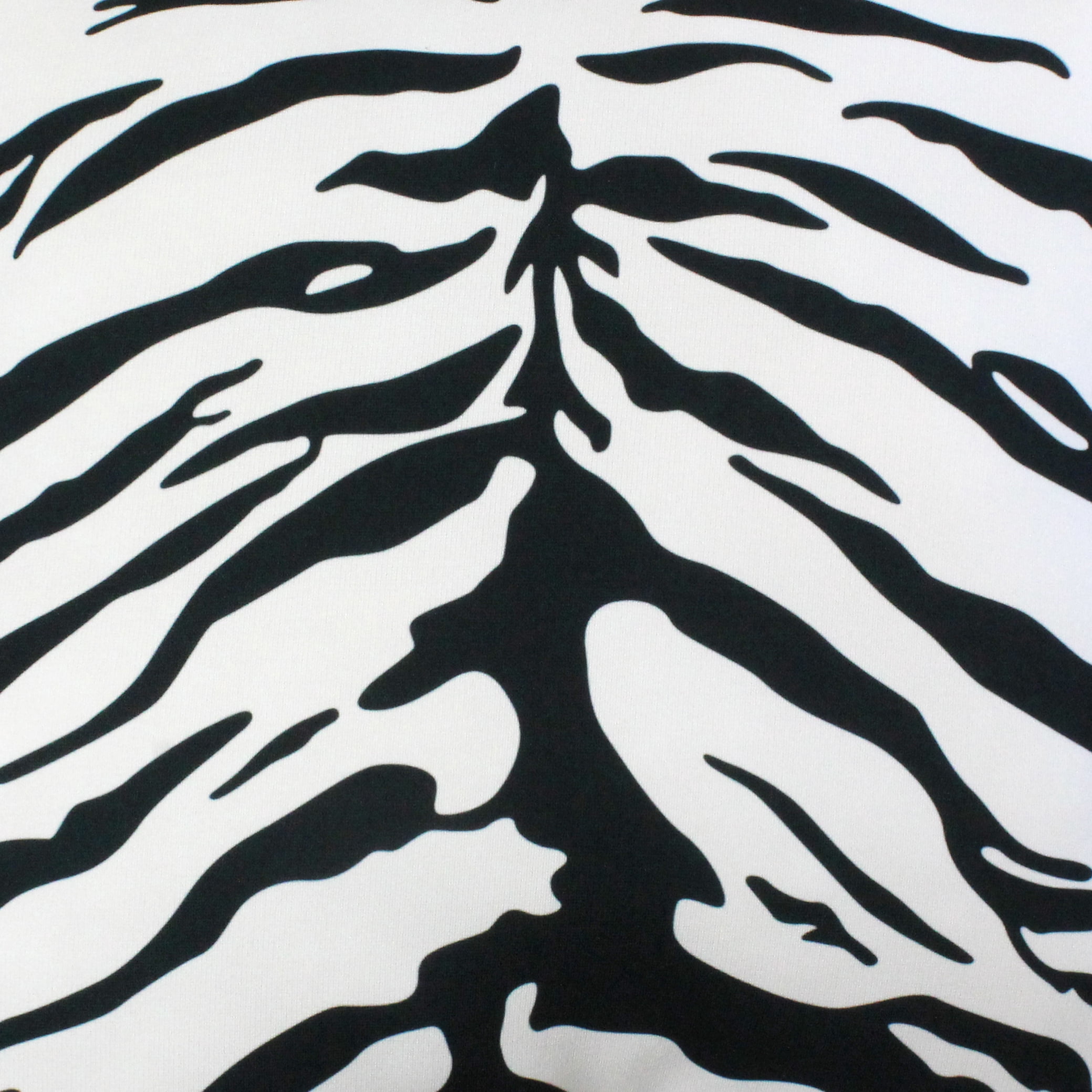 Everything Comfy Tiger Print Decorative Throw Pillow, 16x16 Inch, White,