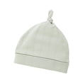thumbnail image 2 of Oiyii Boy Stretchy Beanies Solid Knotted Indoor Rest Headwear Soft Baby Sun Hats, Light Green, 2 of 5