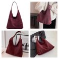 thumbnail image 3 of Bolso Hombro para Mujer Ante Mano Sencillo Hobo Vintage Bolsos Con Asa Superior, 3 of 9