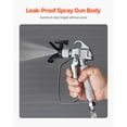 thumbnail image 3 of VEVOR Airless Paint Spray Gun 3600PSI High Pressure Airless Spray Gun 517 Tip, 3 of 9