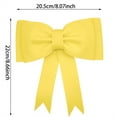 thumbnail image 2 of NOGIS 2 Pcs Yellow Bow Cake Toppers for Girls Birthday Oversized Bow Cake Topper Decoration EVA Yellow Bows Party Decorations Suitable for Birthday Wedding Party, 2 of 7