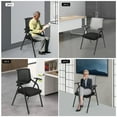 thumbnail image 7 of Toolven Sturdy Waiting Room Reception Chair with X-Frame Steel Structure, 485 lbs Capacity, Comfortable Sponge Cushion, and Ergonomic Design for Office Use, 7 of 7