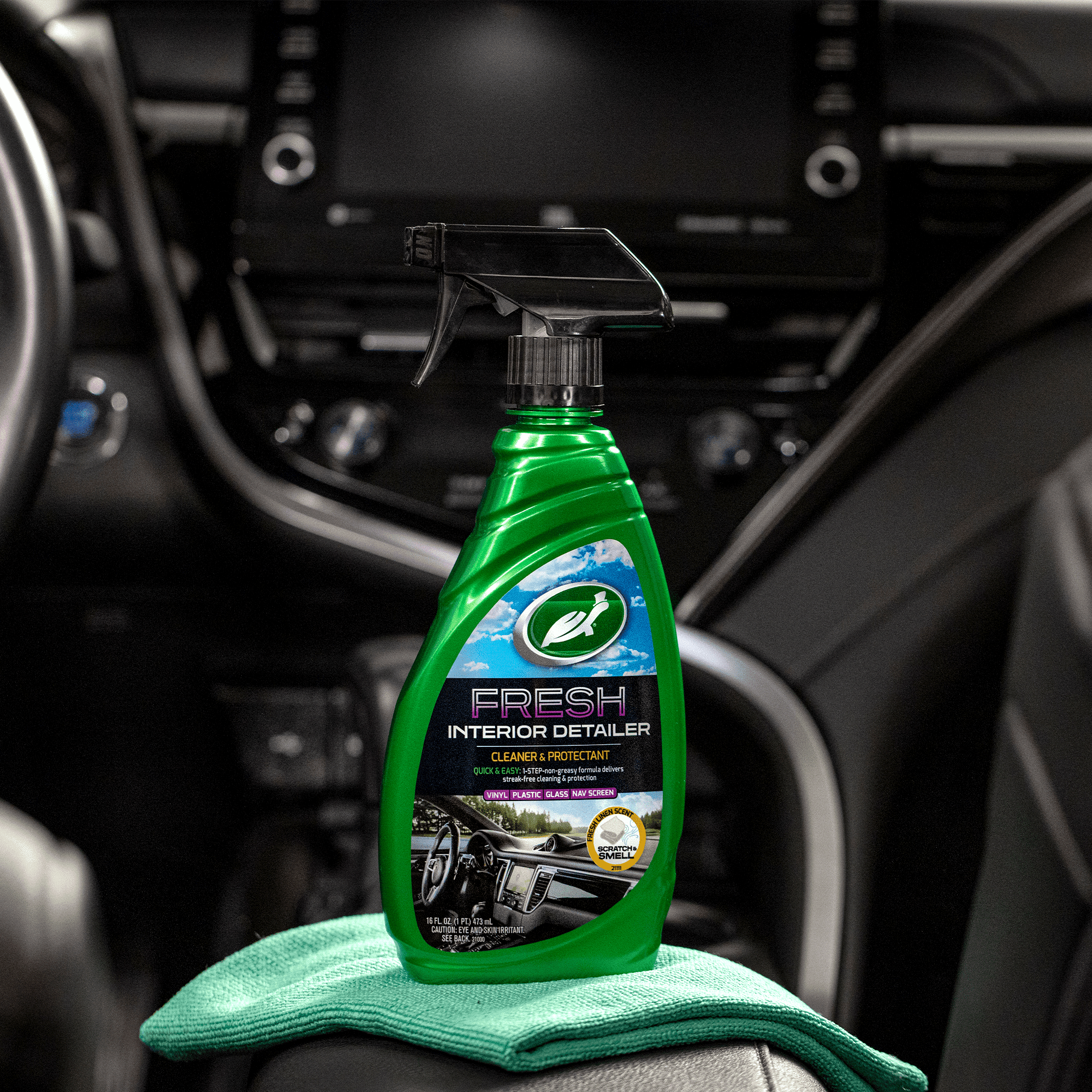 (2 pack) Turtle Wax Fresh Interior Detailer, 16 oz