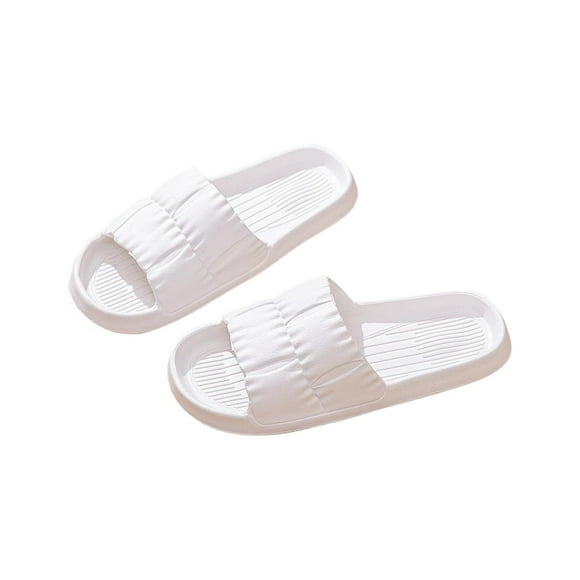 Pisexur House Slippers for Men and Women, Massage Shower Shoes for Bathroom Non-Slip House Slides, Soft Comfy Pillow Slippers Bedroom Cloud Slippers Beach Sandals-Suitable for Indoor and Outdoor