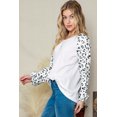 thumbnail image 4 of Women's Leopard Print Thermal Long Sleeve Top, 4 of 5