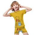 thumbnail image 4 of Winnie The Pooh Boys Two Piece Swimsuit Kids Swimwear Set Short Sleeve Bathing Suit Trunks And Shirt, 4 of 7