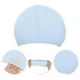 thumbnail image 3 of Unique Bargains 1 Pc Silicone Waterproof Water Drops Embossed Swim Cap Light Blue, 3 of 5