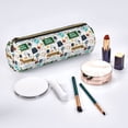 thumbnail image 2 of Disketp Back To School A Estuche Organizador de Lápices de Cuero, Estuche de Oficina con Cremallera para Bolígrafo y Lápiz, 2 of 6