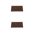 thumbnail image 1 of Billuyoard Moldes para Mousse, 26 letras en inglés, molde en relieve, herramientas de decoración de pasteles, manualidades, molde antiadherente Café 2piezas, 1 of 6