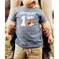 thumbnail image 3 of 1st Birthday Baller Shirt for Boys Sports Theme Party T-Shirt for 1 Year Old Toddler Granite Heather Shirt 18 Months, 3 of 5