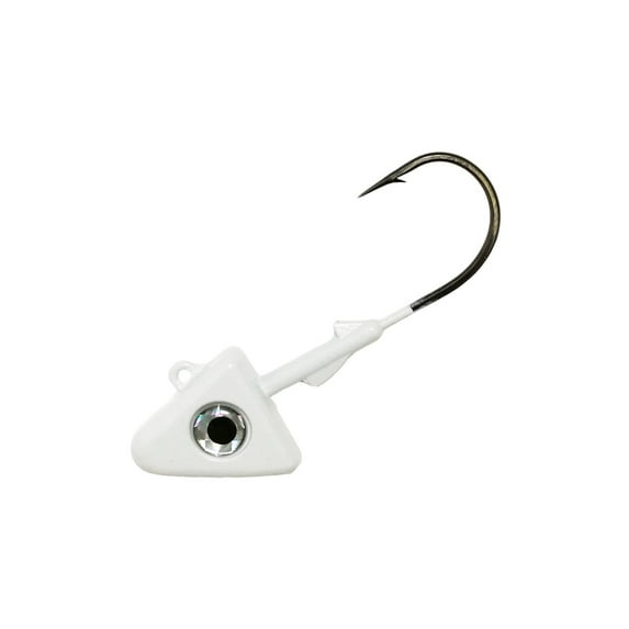 Shad Jighead 6oz Mustad Hook 32786 10/0 - White 3 pks