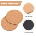 thumbnail image 5 of Flowerpot Bases Plant Plate Cork Planter Mat Live Succulents Plants Pots for Indoor 2 Pcs, 5 of 6