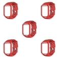 thumbnail image 1 of Maytalsory Silicone Wristband Strap For 2 3 Runner 2 3 Spark 3 GPS Watch red 5Set, 1 of 6