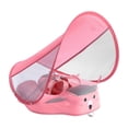 thumbnail image 1 of Flotador de natación Flotador para bebé no inflable con dosel Anillo de natación para bebé acostado Entrenador de natación para piscina para bebés de 3-24 meses TOMSHOO Flotador de natación, 1 of 7