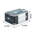 thumbnail image 2 of Mystery Boxes for Sale Unclaimed, Larger Storage Bag for Bedding, Comforter Storage Bag Folding Organizer Bag for Comforters, Pillows, Blankets, Bedding/Quilt, Blanket, 21.6x13.8x9.8in, 2 of 8