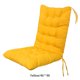 thumbnail image 2 of Cojín de silla Tatami Toystoory Colchón de pana larga respaldo asiento grueso Cocina antideslizante amarillo, 2 of 6