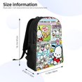 thumbnail image 4 of Pochacco Backpack for Adult Kids, Simple Lightweight Casual Backpack for Children Student, 4 of 5