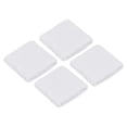 thumbnail image 1 of Uxcell 8x8cm Bandas de Muñeca Deportivas de Terry Absorbente, Paquete de 4 en Blanco, 1 of 7