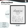 thumbnail image 4 of Stupell Industries Eclectic Cleanse Me From Sin Black Framed Print Under Glass, 13 x 16, by Lettered and Lined, 4 of 8