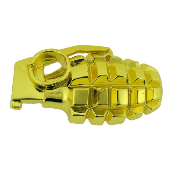 Grenade Shaped Belt Buckle Gold finished Rock Rebel Fashion Tattoo Celtic Gothic New Style