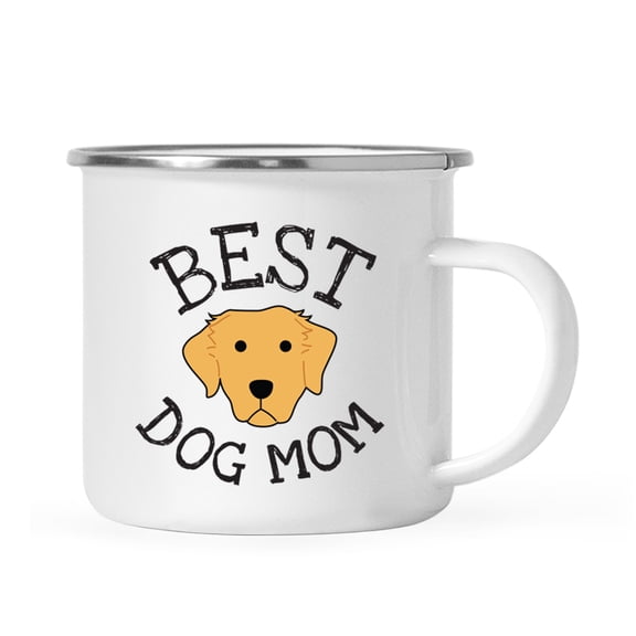Koyal Wholesale Best Dog Mom Stainless Steel Campfire Mug Golden Retriever, Dog Graphic