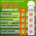 thumbnail image 3 of Window Bird Feeder with Non-Marking Self-Adhesive Hooks, Clear Window Bird Feeder for Outside, Tran, 3 of 5