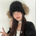 thumbnail image 4 of Y2k Plush Ear Muffs Earplugs Cold Protection Woman Ear Cover Korean Cute Fur Earmuffs Warm HeadphonesY2k Girl Accessories Gifts (brown), 4 of 6
