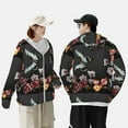 thumbnail image 6 of Coaee Butterfly with Fowers Men's and Women's UPF 50+ Sun Protection Hoodie Jacket Long Sleeve Sun Protection Shirt for Hiking Outdoors - Small, 6 of 9
