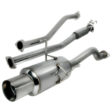 2001 2002 2003 Duraflex Fiberglass - Spec-D Tuning 2001-2005 Honda Civic Ex Exhaust Catback 2002 2003 2004 2001 2002 2003 2004 2005