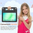 thumbnail image 3 of BMOUO Kids Case for Samsung Galaxy Tab A11+ Plus 11 Inch 2026/ A9+ Plus 2023 with Built-in Screen Protector, Light Weight Shock Proof Handle Stand Cover for Galaxy Tab A11 Plus/A9 Plus ,Black, 3 of 6