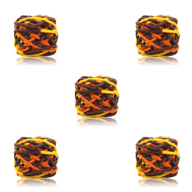 Inteprter Cárdigan de hilo Chinlon tejido cálido de 100g, calcetines, bufandas de hilo tejidas a mano, gorro, suministros para tejer DIY, accesorio de Type2 NO2 Inteprter CBP180683