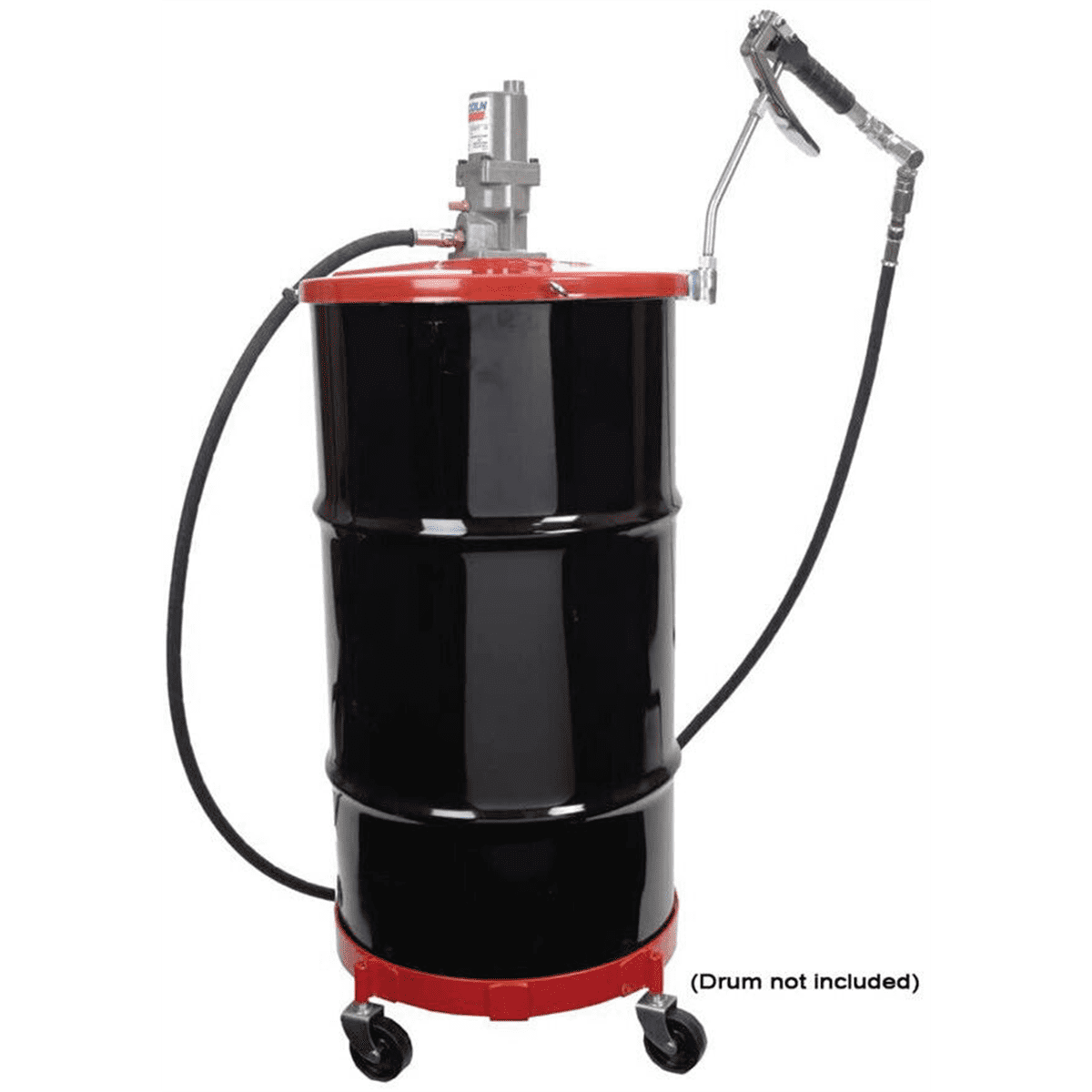 Lincoln 4417 Pneumatic 40:1 Ratio Single Acting Grease Pump with Drum Dolly