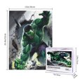 500 Piece Jigsaw Puzzle Green Hulk Wooden Jigsaw Puzzle For Adults