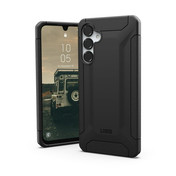 UAG Samsung Galaxy A16 5G SM-A166 Scout Case, Rugged Heavy Duty Shockproof Anti-Slip Military Grade Protective Cover, Black