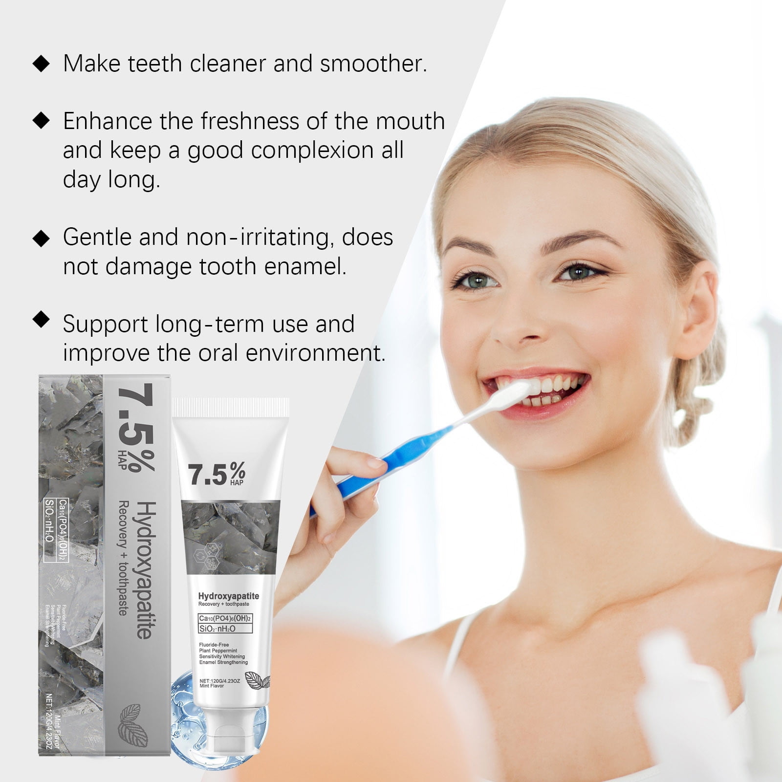 Hydroxyapatite Toothpaste For Enamel Protection,Hydroxyapatite Enamel - View #7
