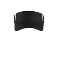 thumbnail image 2 of Sport-Tek Dry Zone Colorblock Visor-One Size (Black/White), 2 of 3