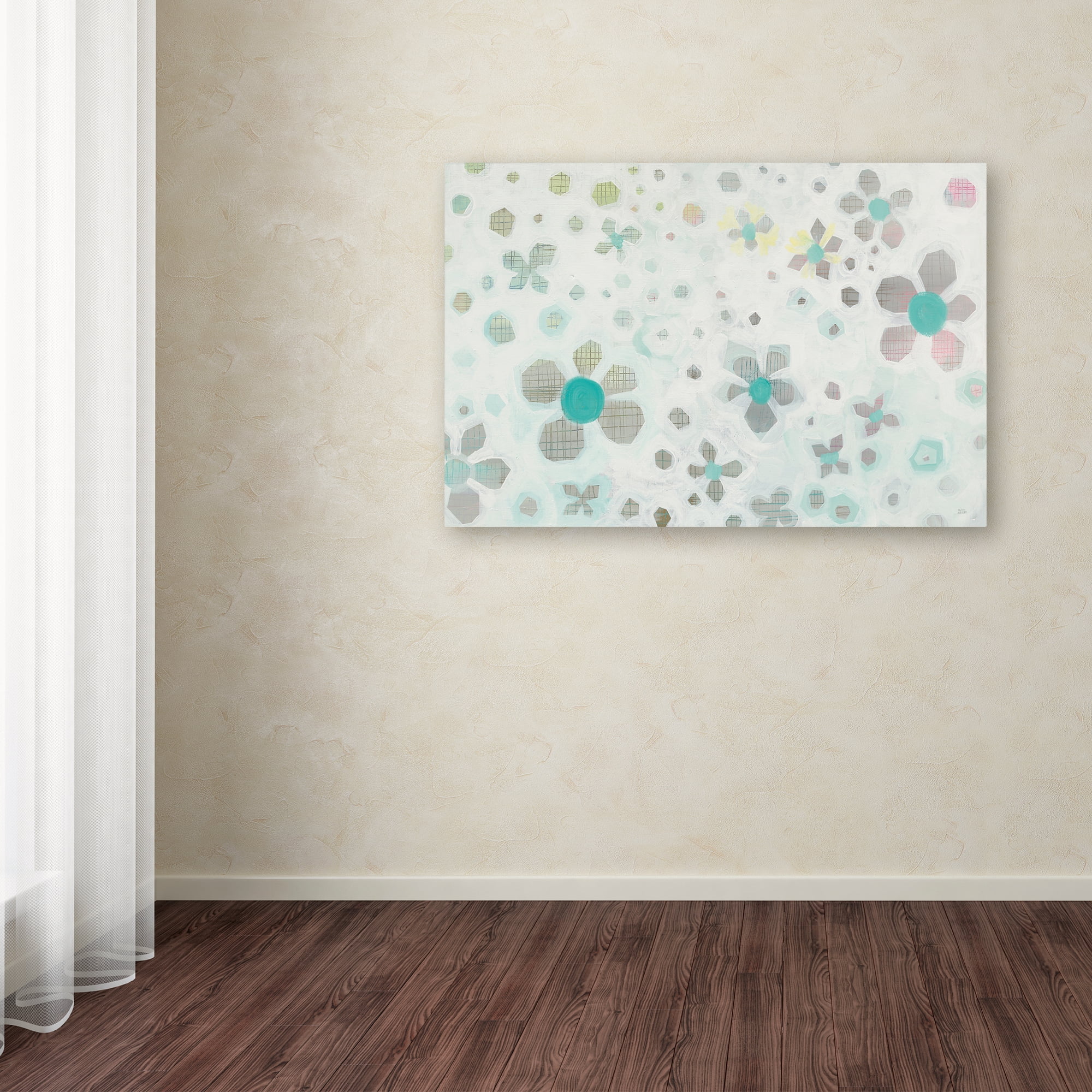Trademark Fine Art 'Graph Blooms' Canvas Art by Melissa Averinos