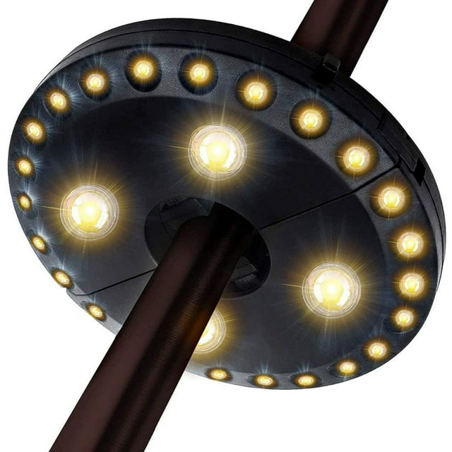 Compact 24LED Disc-Shaped Camping Lantern with Emergency Mode – Portable Warm Light Hanging Lamp for Outdoor Adventures, Beach Trips, Tent Camping & Emergency Use, Durable Design with Easy